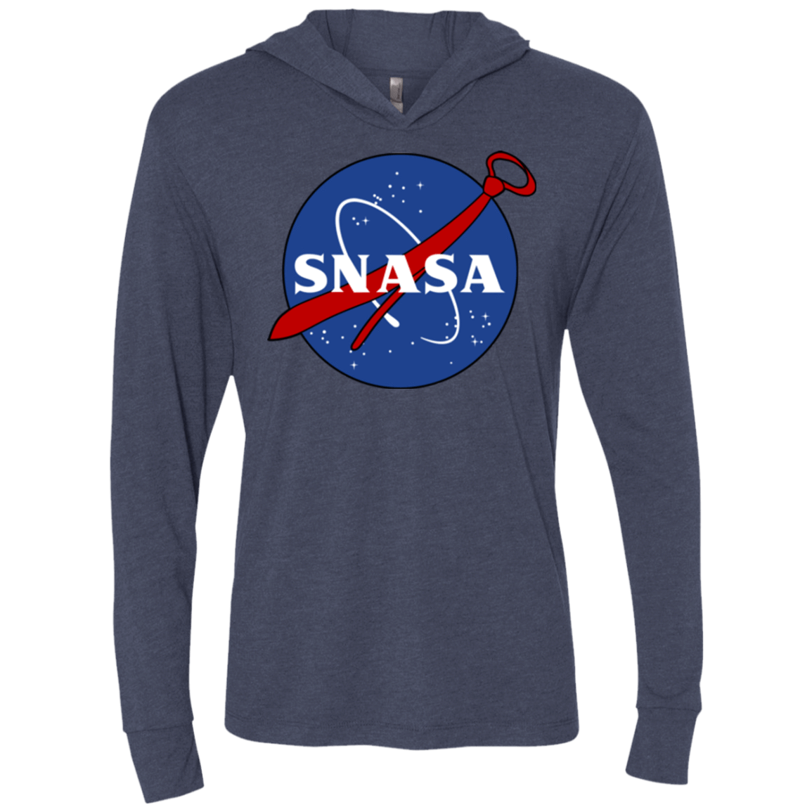 T-Shirts Vintage Navy / X-Small SNASA Triblend Long Sleeve Hoodie Tee