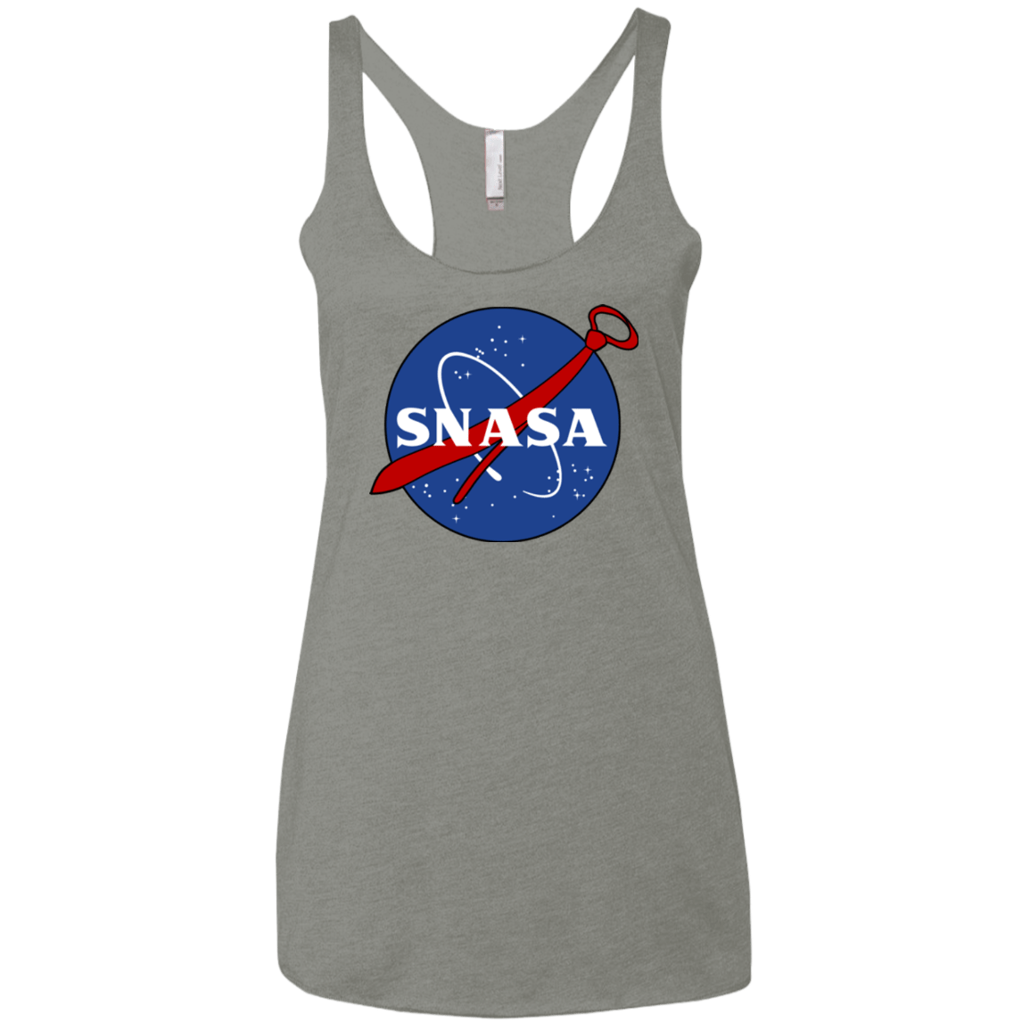 T-Shirts Venetian Grey / X-Small SNASA Women's Triblend Racerback Tank