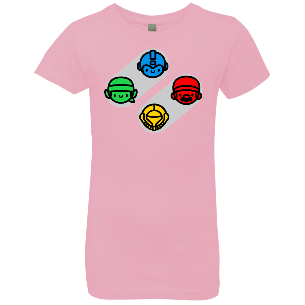 T-Shirts Light Pink / YXS SNES Girls Premium T-Shirt