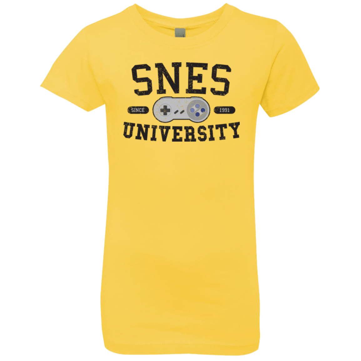 T-Shirts Vibrant Yellow / YXS SNES Girls Premium T-Shirt