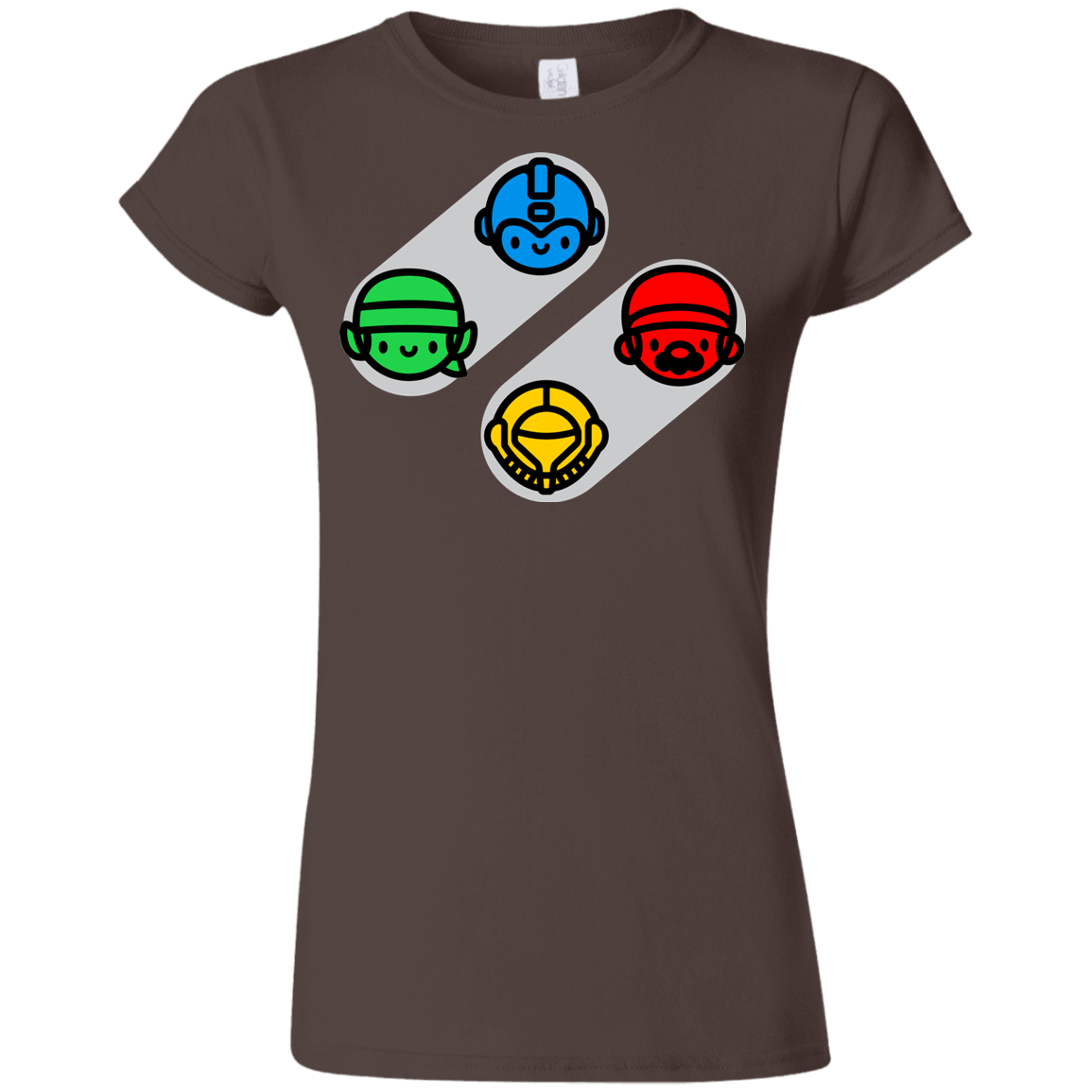 T-Shirts Dark Chocolate / S SNES Junior Slimmer-Fit T-Shirt