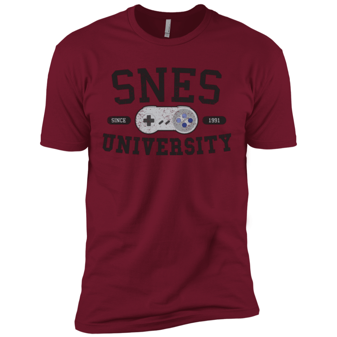 T-Shirts Cardinal / X-Small SNES Men's Premium T-Shirt