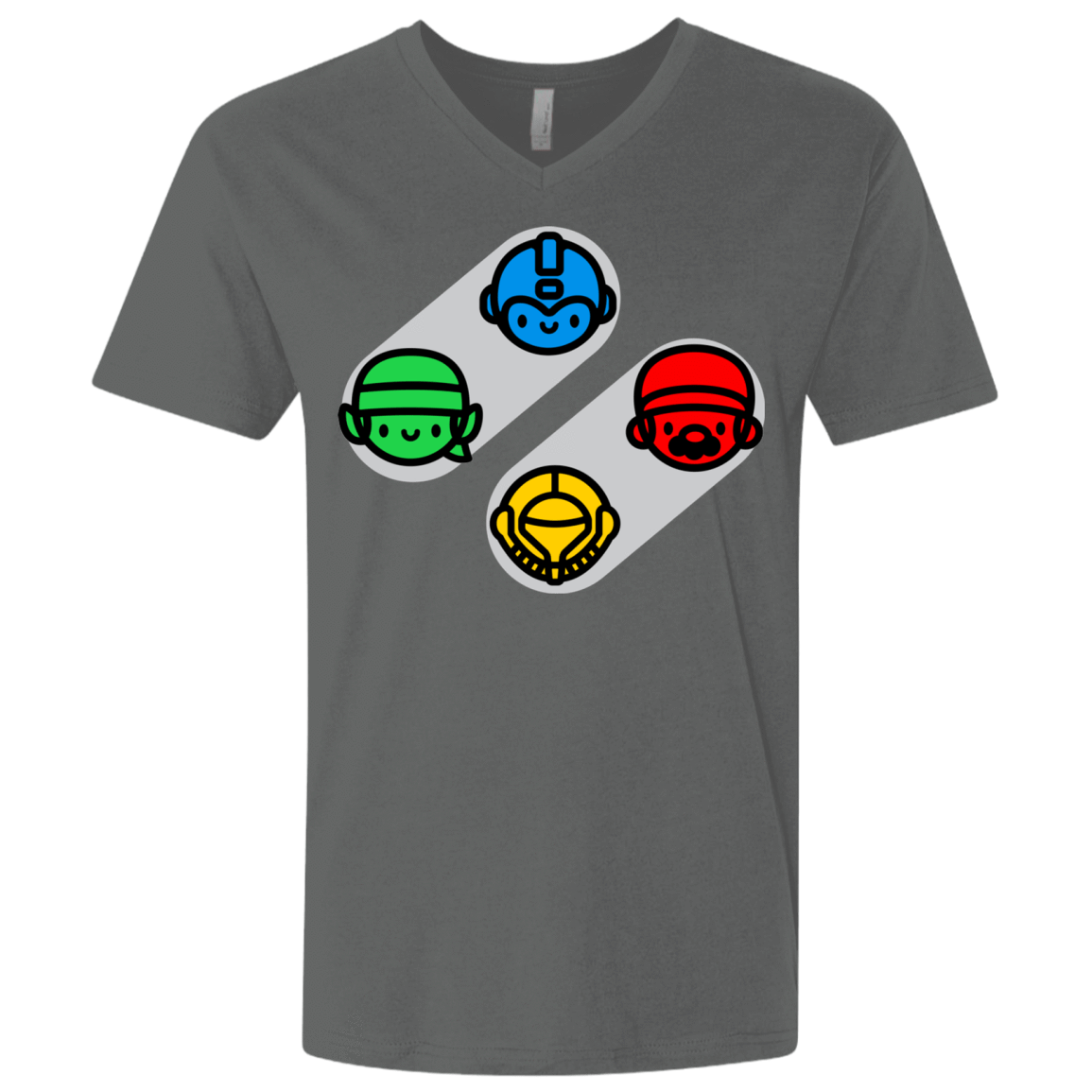 T-Shirts Heavy Metal / X-Small SNES Men's Premium V-Neck