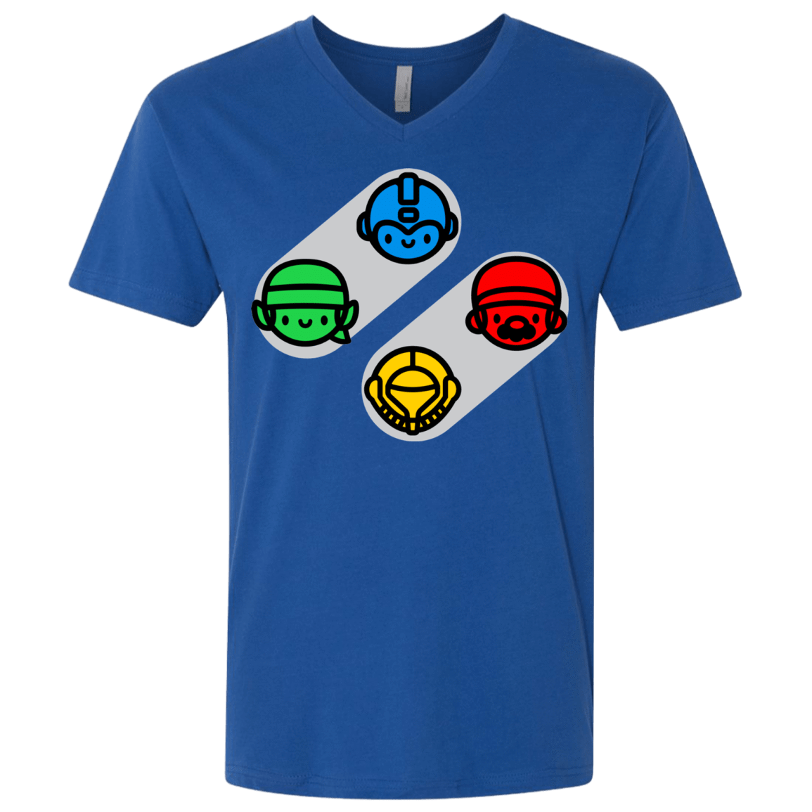 T-Shirts Royal / X-Small SNES Men's Premium V-Neck