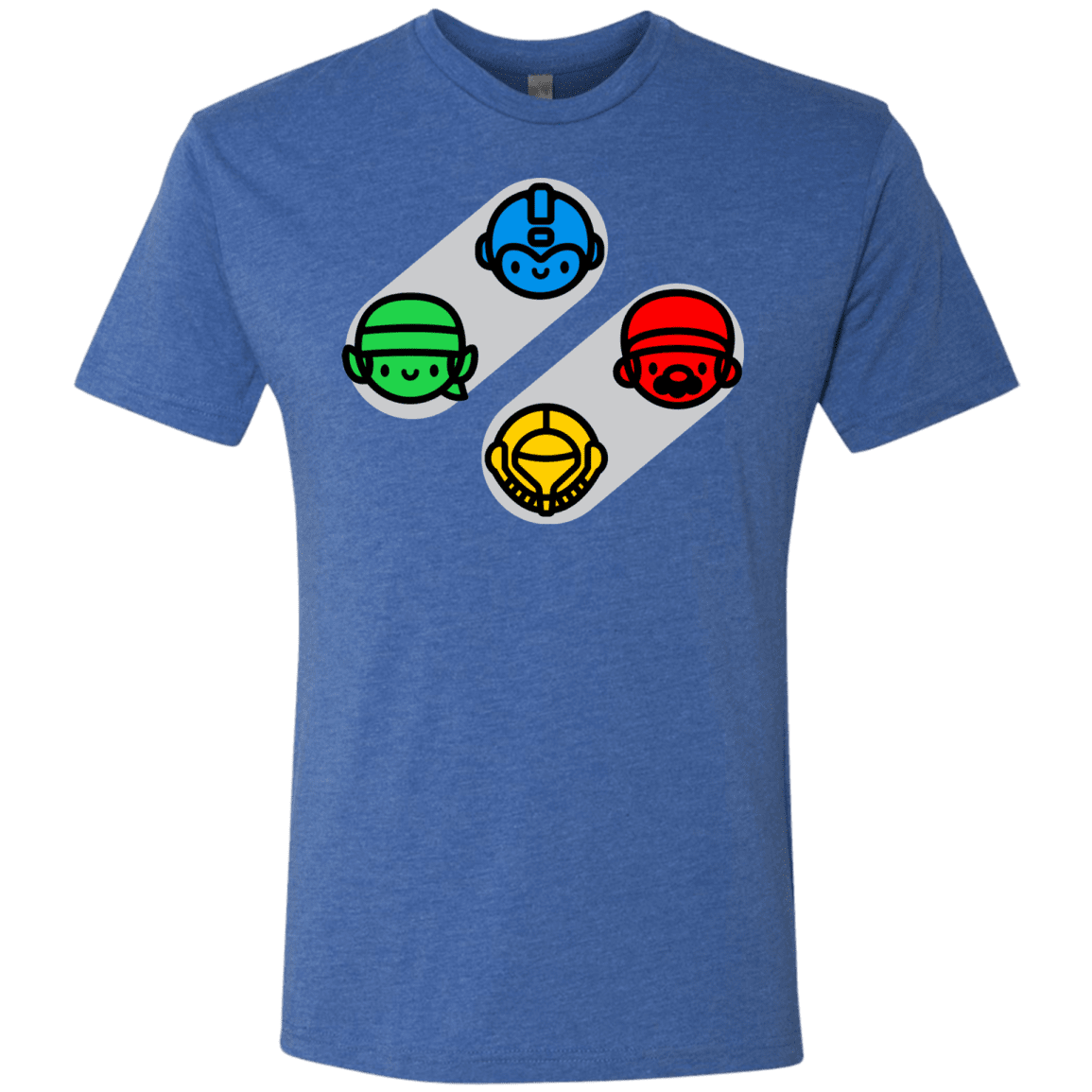 T-Shirts Vintage Royal / S SNES Men's Triblend T-Shirt