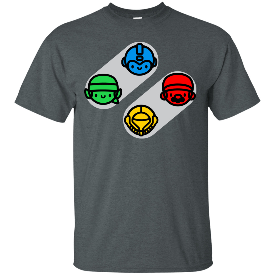 T-Shirts Dark Heather / S SNES T-Shirt