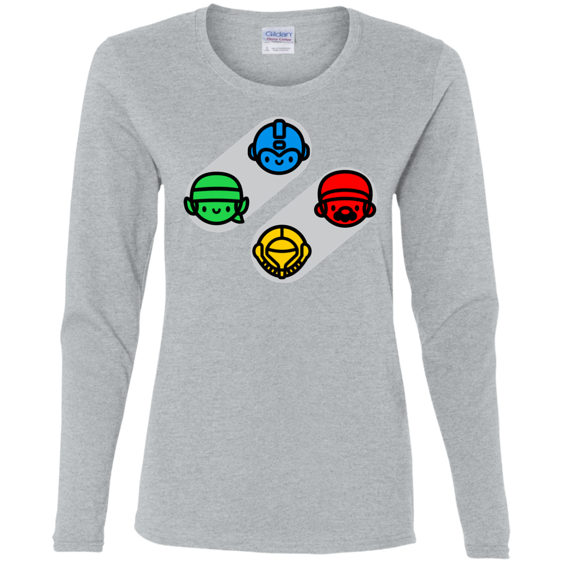 T-Shirts Sport Grey / S SNES Women's Long Sleeve T-Shirt