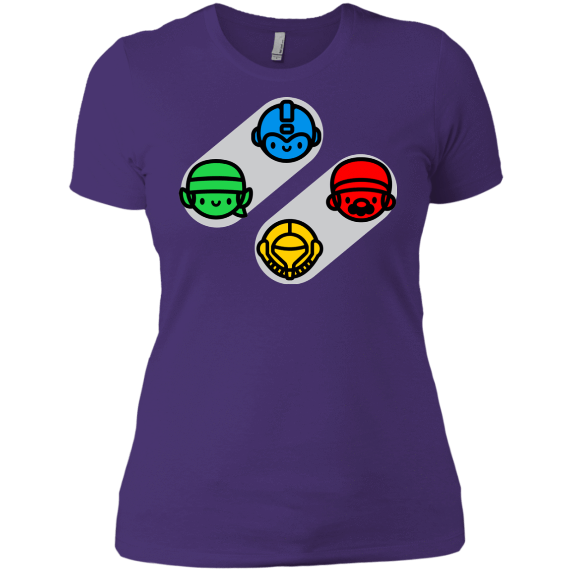 T-Shirts Purple Rush/ / X-Small SNES Women's Premium T-Shirt
