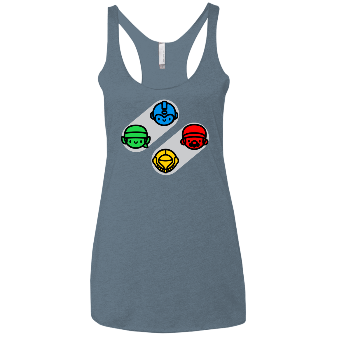 SNES Women's Triblend Racerback Tank