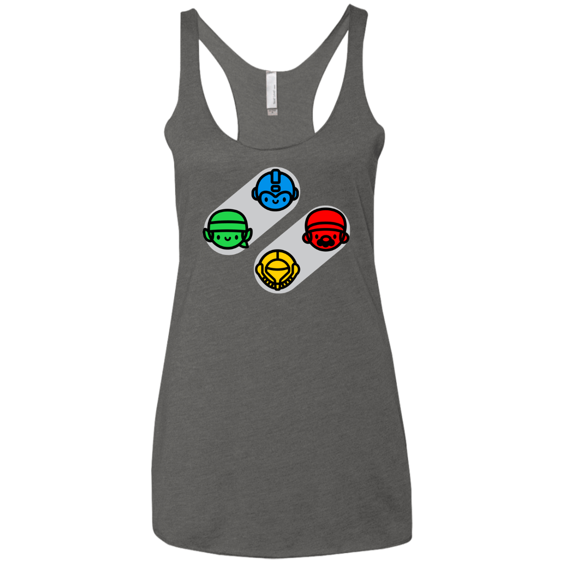 SNES Women's Triblend Racerback Tank