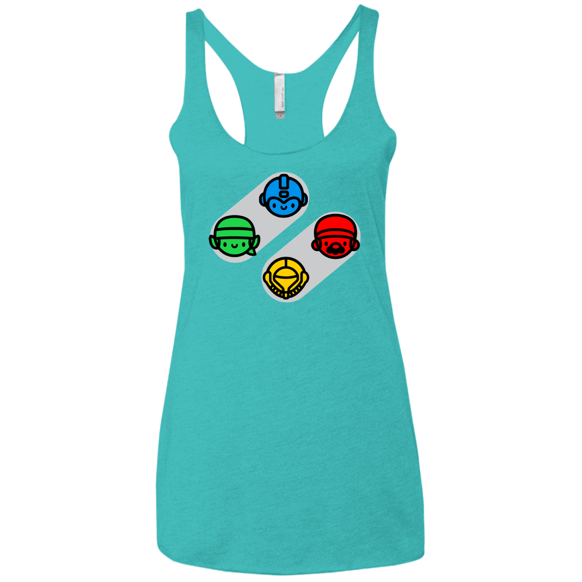 SNES Women's Triblend Racerback Tank