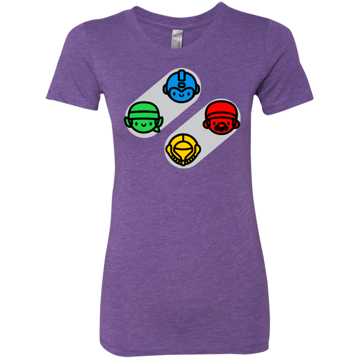 T-Shirts Purple Rush / S SNES Women's Triblend T-Shirt