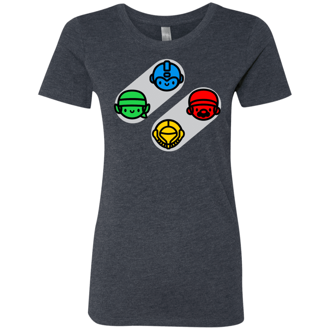 T-Shirts Vintage Navy / S SNES Women's Triblend T-Shirt