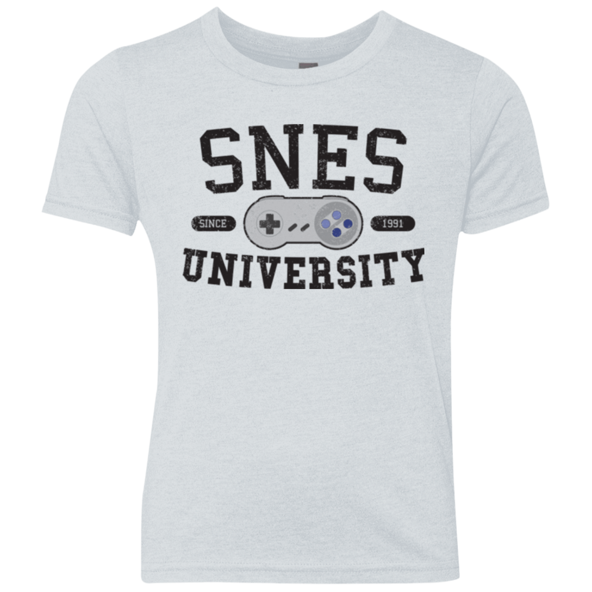 T-Shirts Heather White / YXS SNES Youth Triblend T-Shirt