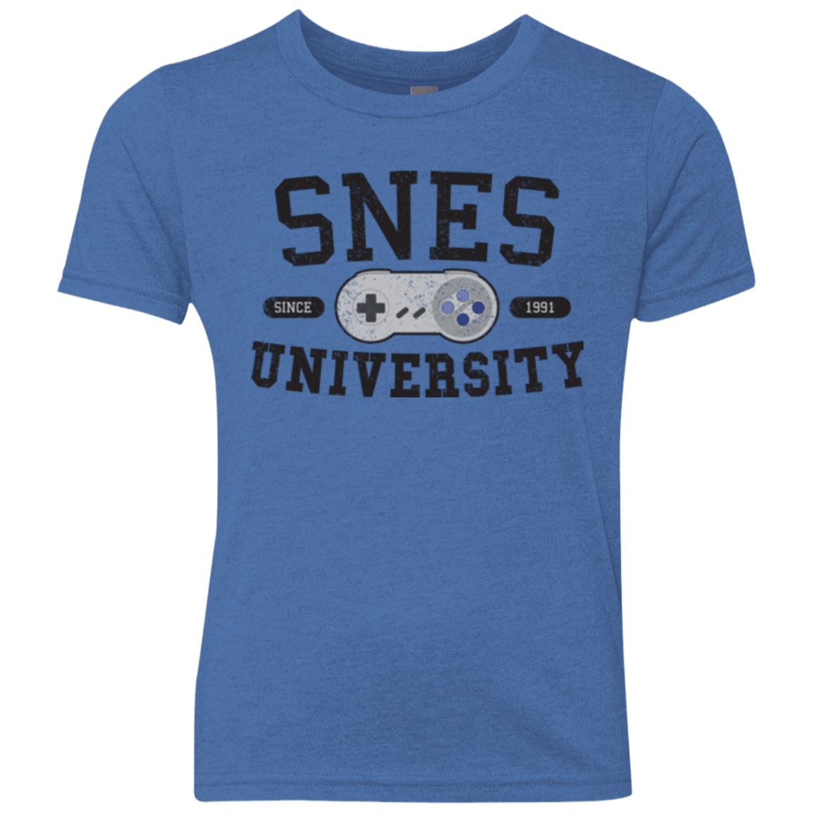 T-Shirts Vintage Royal / YXS SNES Youth Triblend T-Shirt