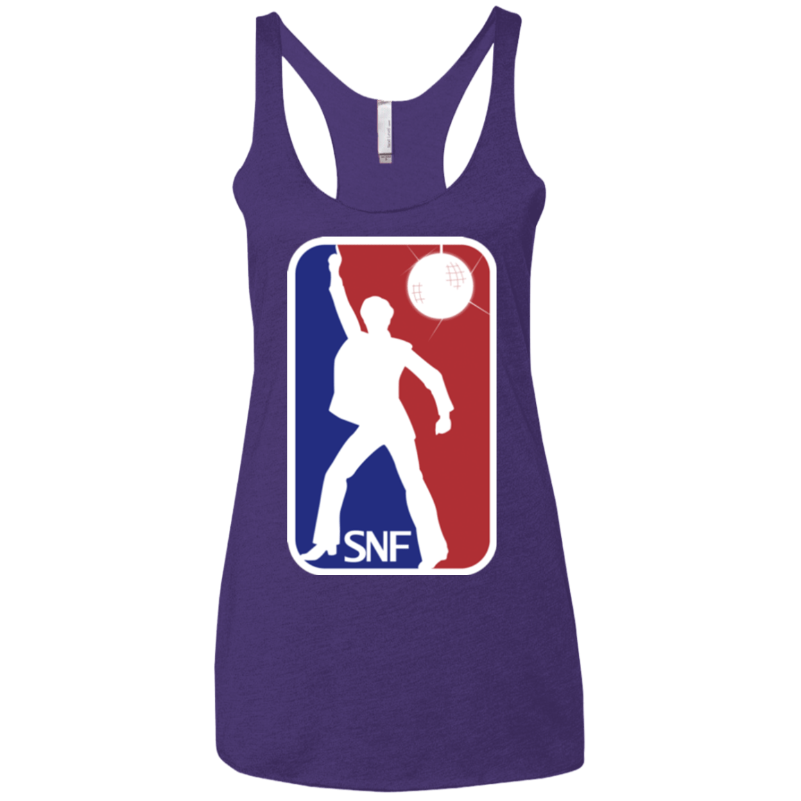T-Shirts Purple / X-Small SNF Women's Triblend Racerback Tank