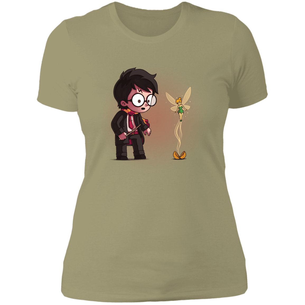 T-Shirts Light Olive / S Snitch Wings Women's Premium T-Shirt