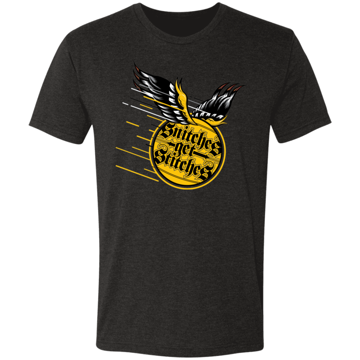 T-Shirts Vintage Black / S Snitches Get Stitches Men's Triblend T-Shirt