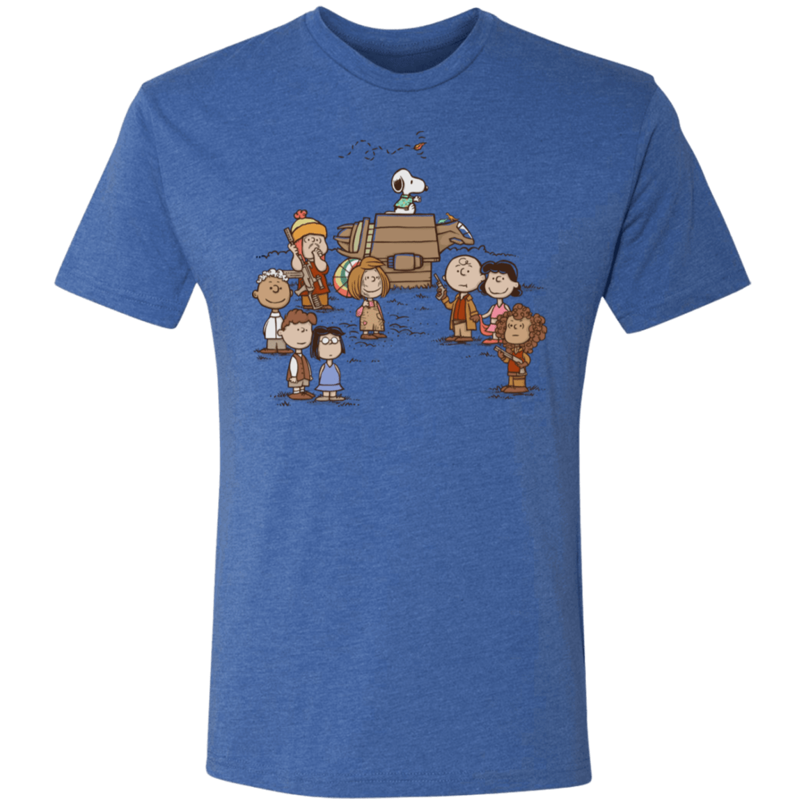 T-Shirts Vintage Royal / S Snoopy Firefly Men's Triblend T-Shirt