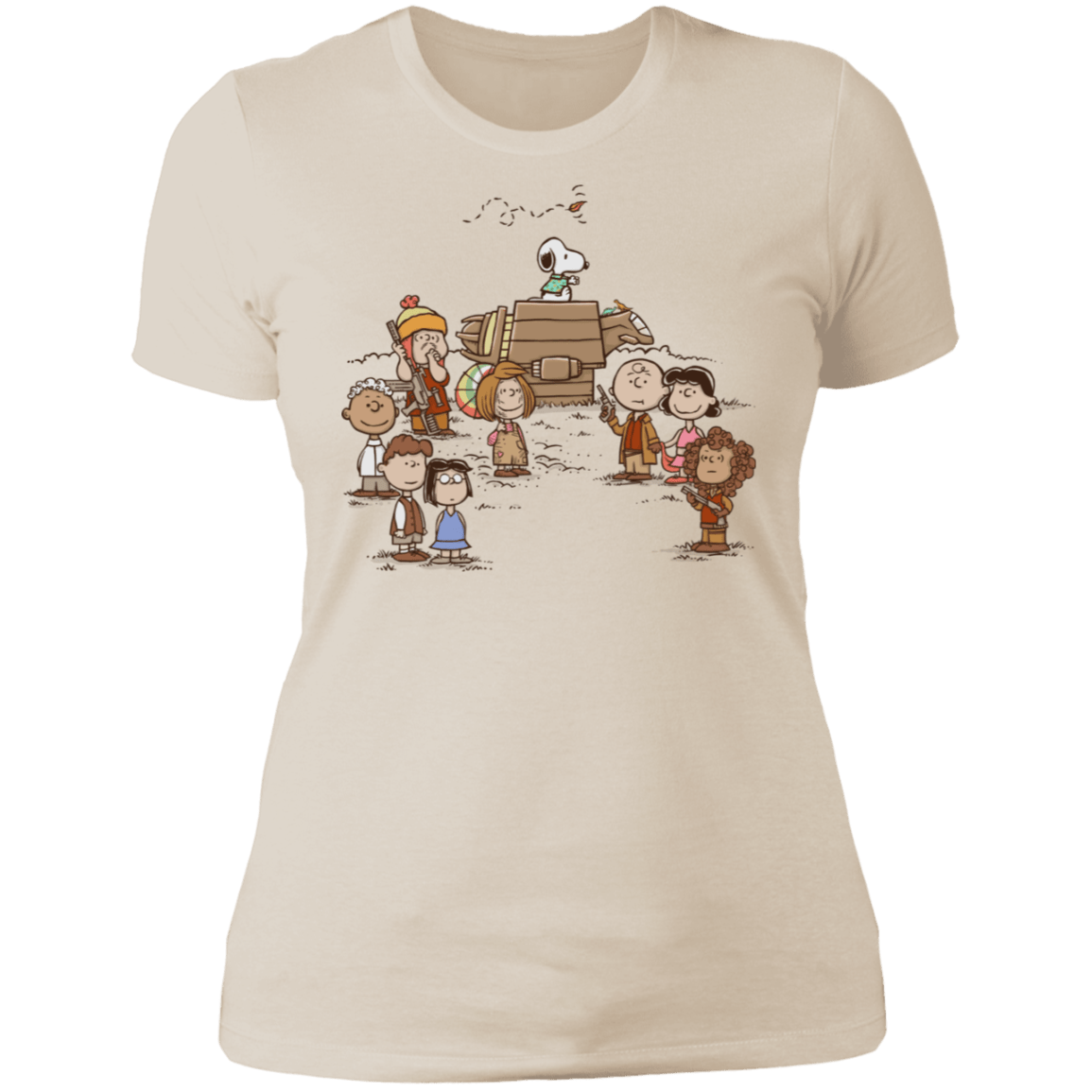 T-Shirts Ivory/ / S Snoopy Firefly Women's Premium T-Shirt