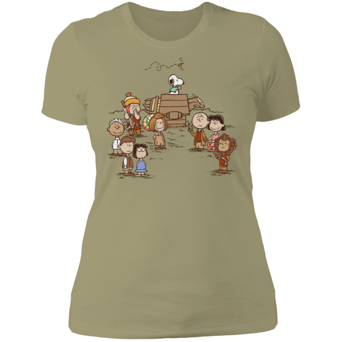 T-Shirts Light Olive / S Snoopy Firefly Women's Premium T-Shirt
