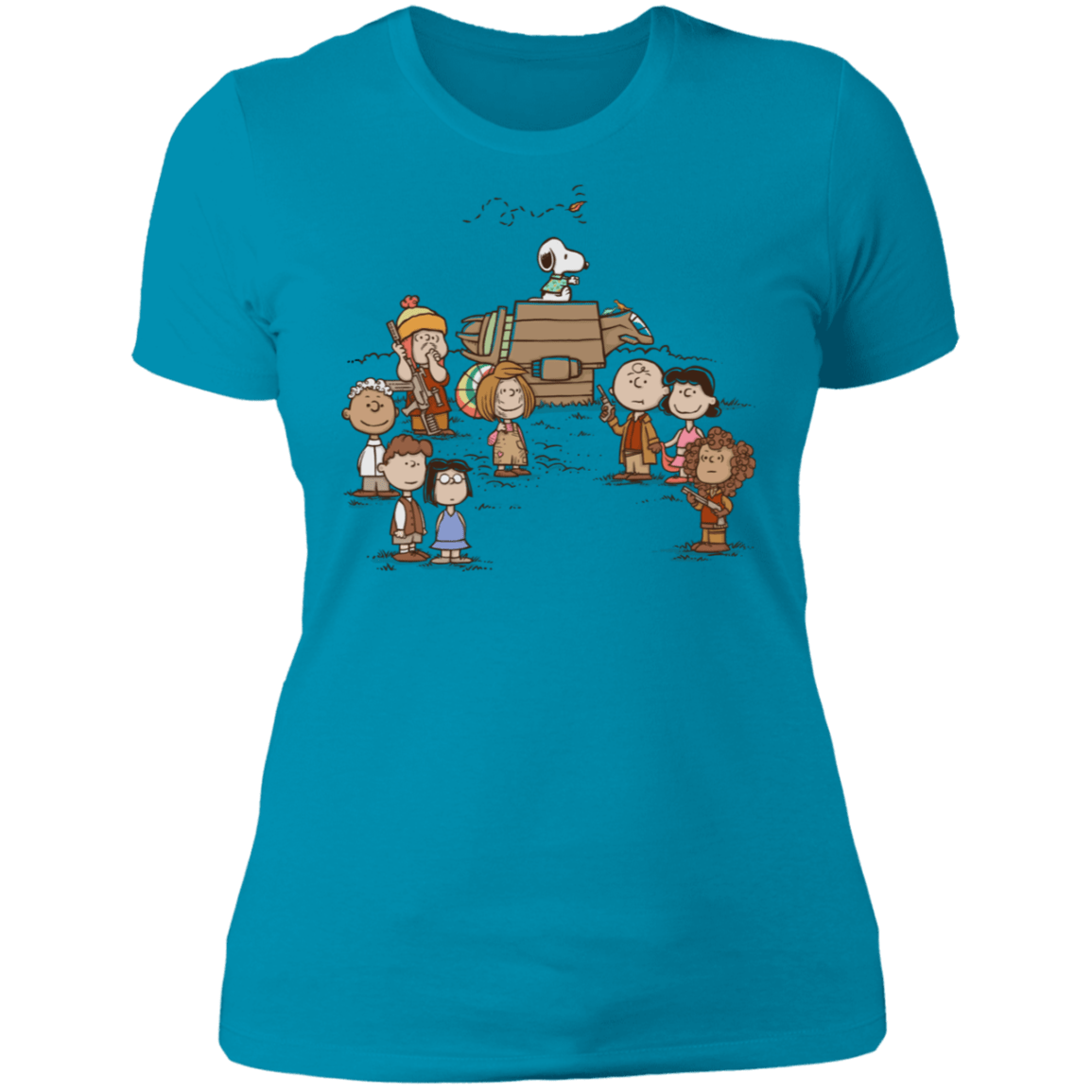 T-Shirts Turquoise / S Snoopy Firefly Women's Premium T-Shirt