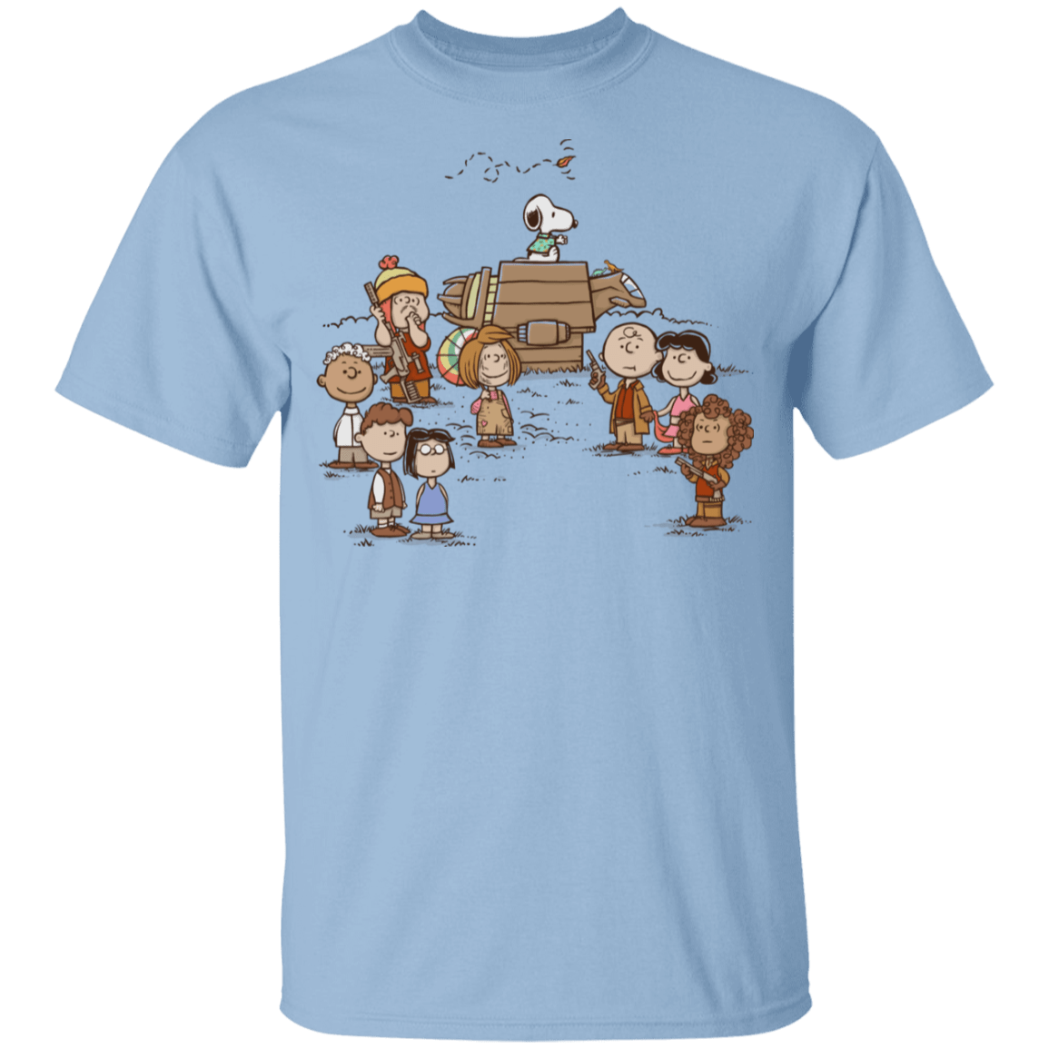 T-Shirts Light Blue / YXS Snoopy Firefly Youth T-Shirt
