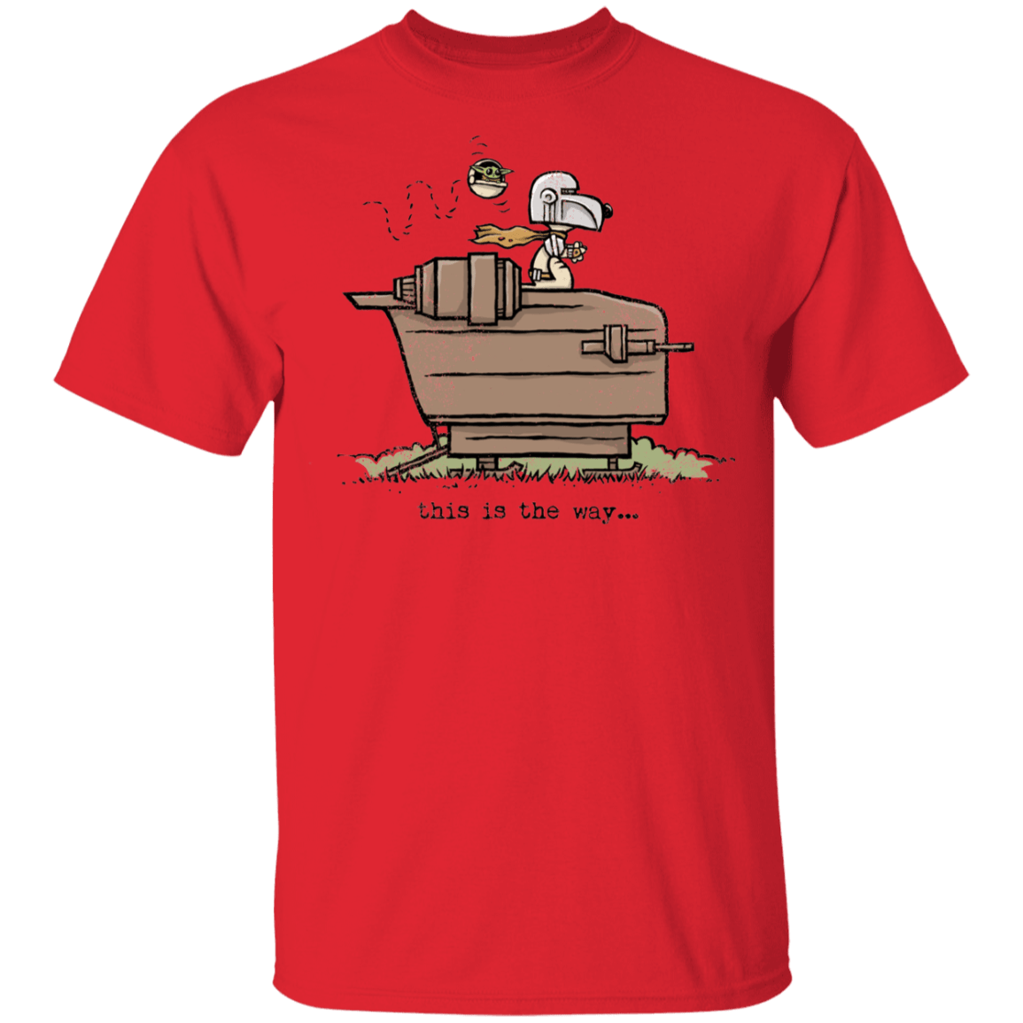 T-Shirts Red / YXS Snoopy Mando Youth T-Shirt