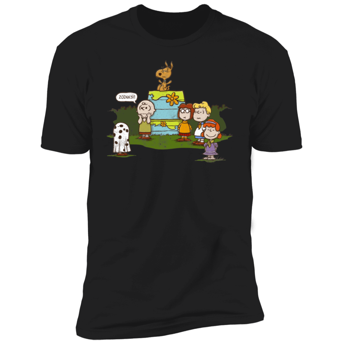 T-Shirts Black / S Snoopy Scooby Men's Premium T-Shirt