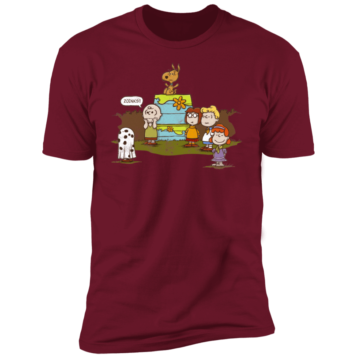 T-Shirts Cardinal / S Snoopy Scooby Men's Premium T-Shirt