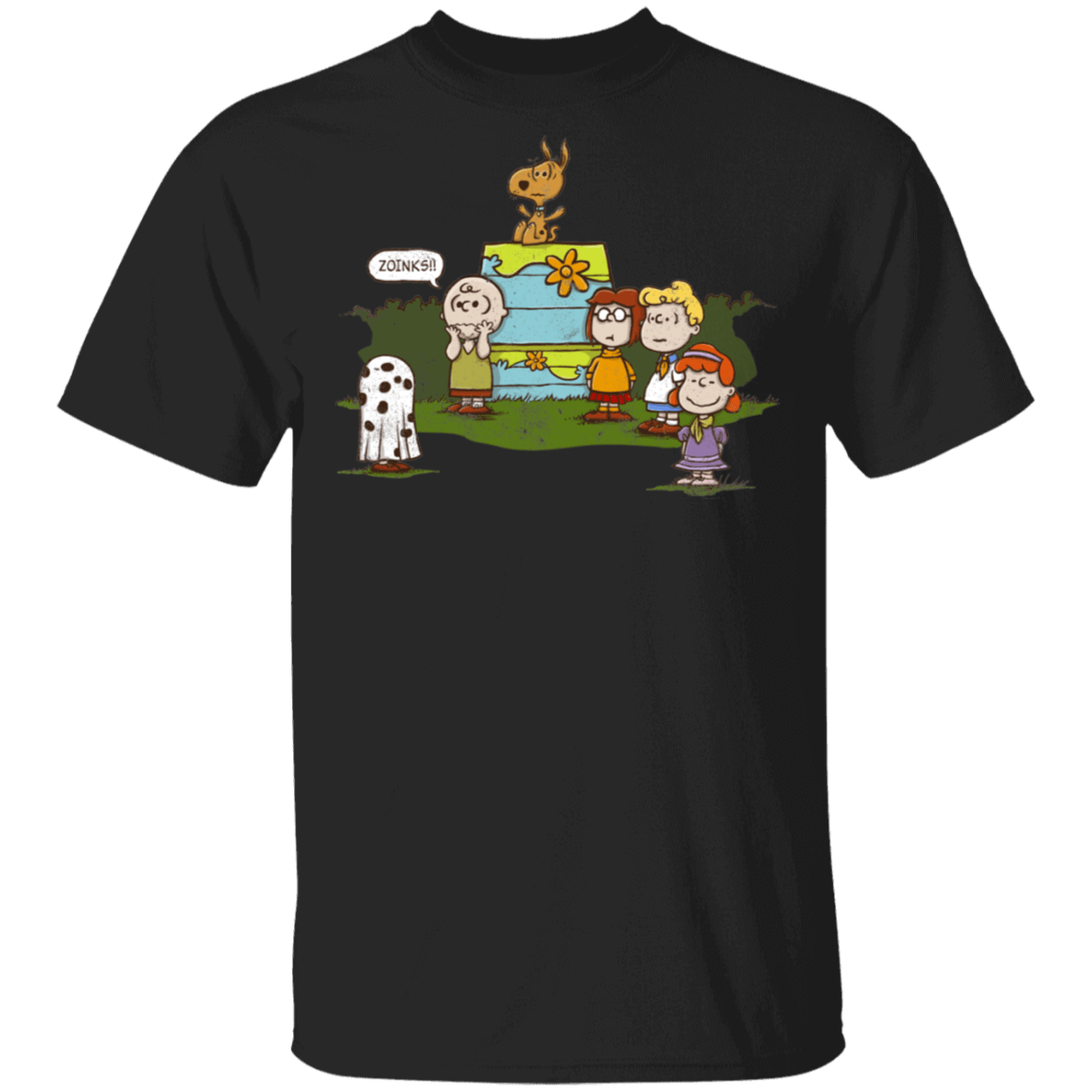 T-Shirts Black / S Snoopy Scooby T-Shirt