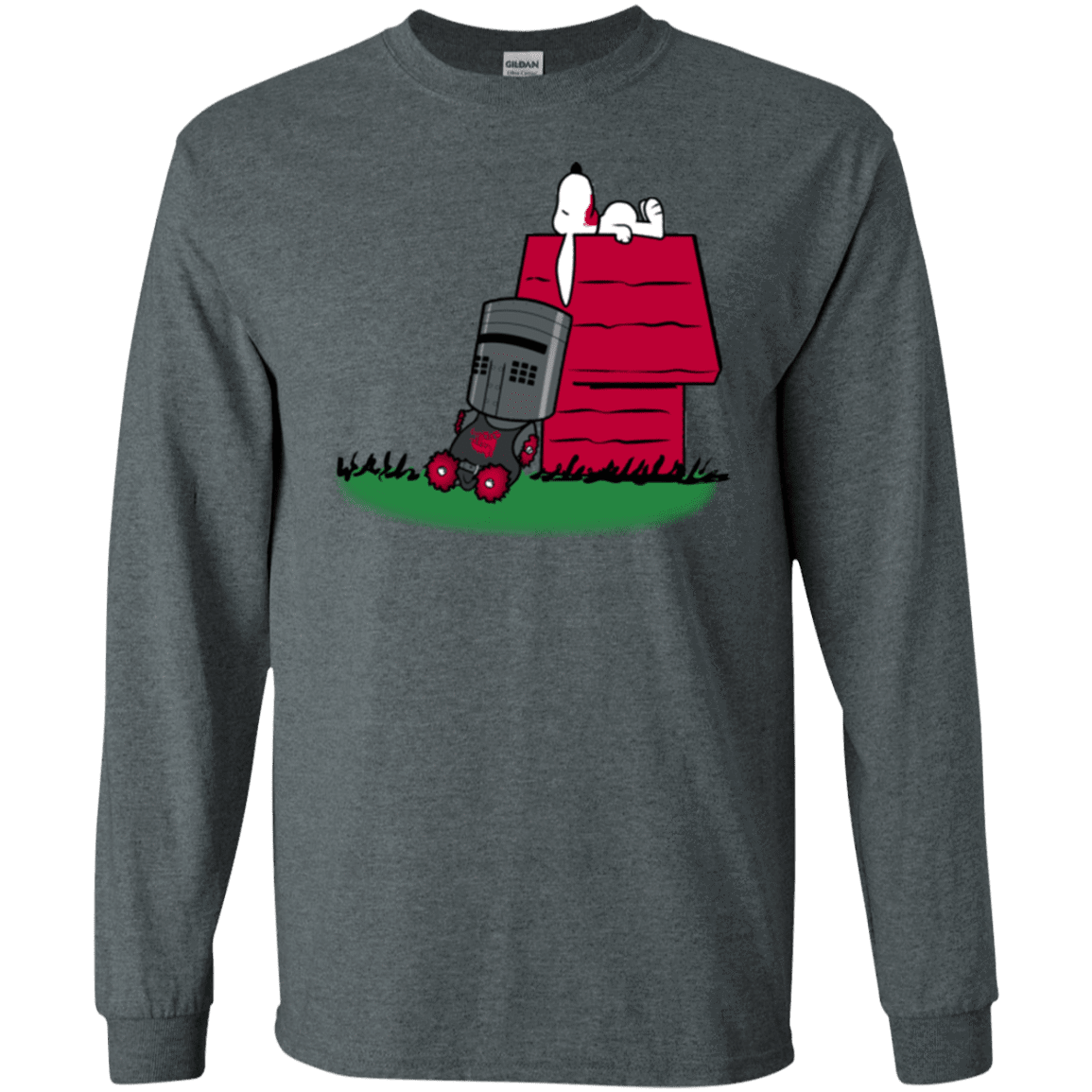 T-Shirts Dark Heather / S SNOOPYTHON Men's Long Sleeve T-Shirt