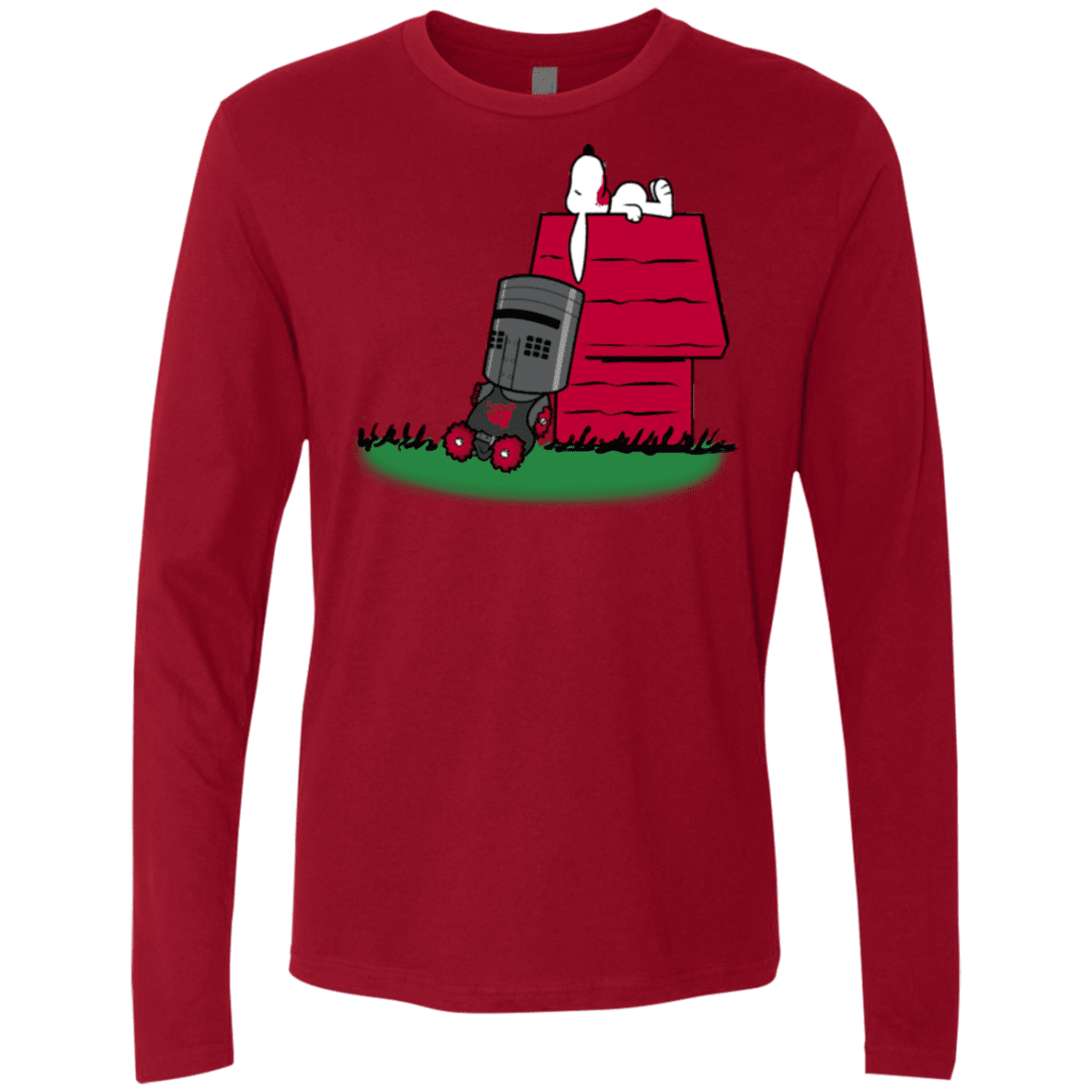 T-Shirts Cardinal / S SNOOPYTHON Men's Premium Long Sleeve