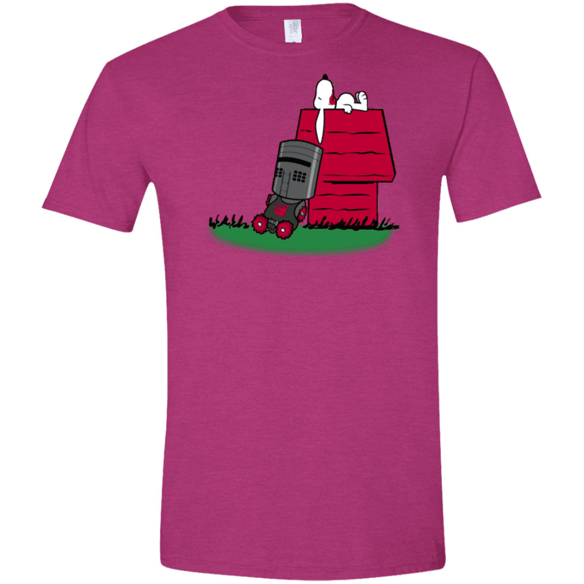 T-Shirts Antique Heliconia / S SNOOPYTHON Men's Semi-Fitted Softstyle