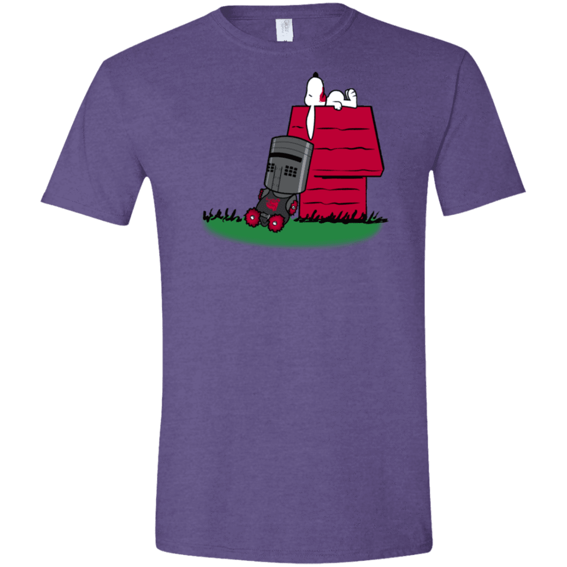 T-Shirts Heather Purple / S SNOOPYTHON Men's Semi-Fitted Softstyle