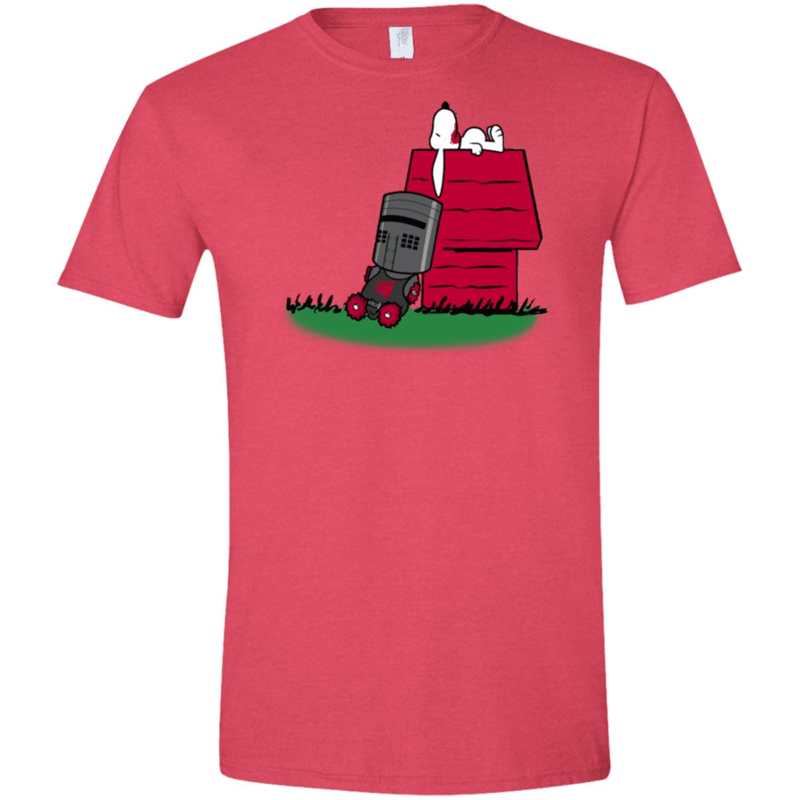 T-Shirts Heather Red / S SNOOPYTHON Men's Semi-Fitted Softstyle