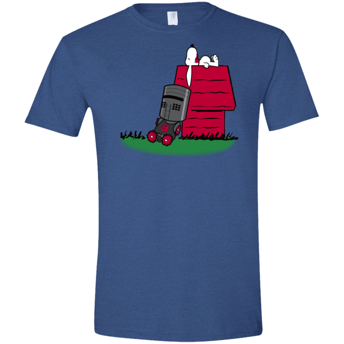 T-Shirts Heather Royal / X-Small SNOOPYTHON Men's Semi-Fitted Softstyle