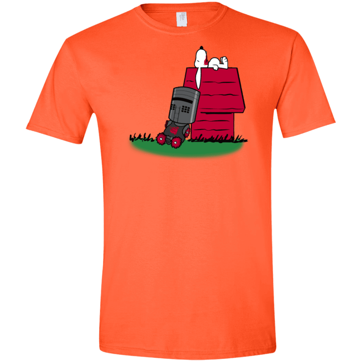 T-Shirts Orange / S SNOOPYTHON Men's Semi-Fitted Softstyle