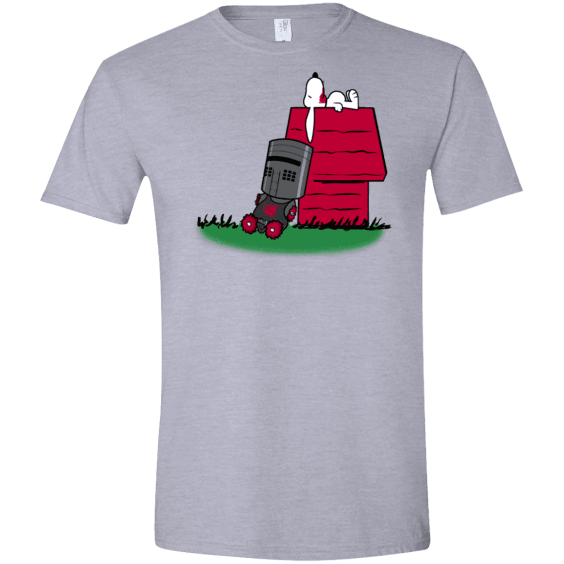 T-Shirts Sport Grey / X-Small SNOOPYTHON Men's Semi-Fitted Softstyle