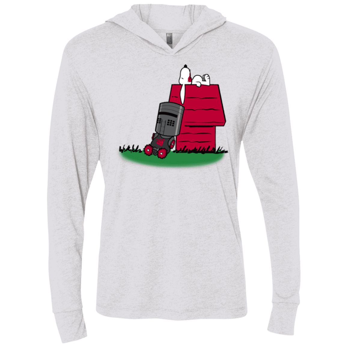 T-Shirts Heather White / X-Small SNOOPYTHON Triblend Long Sleeve Hoodie Tee