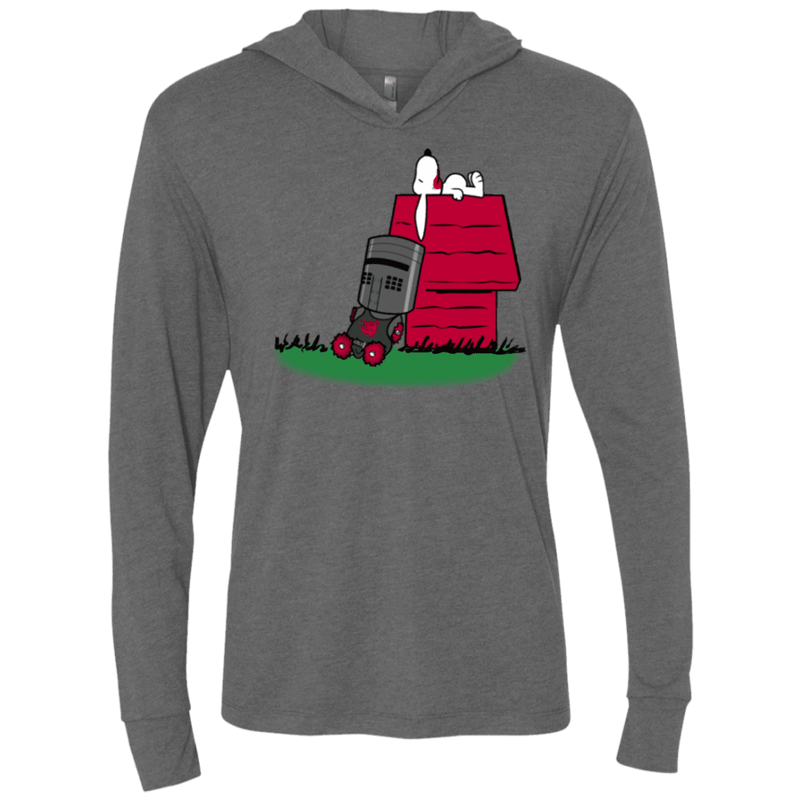 T-Shirts Premium Heather / X-Small SNOOPYTHON Triblend Long Sleeve Hoodie Tee