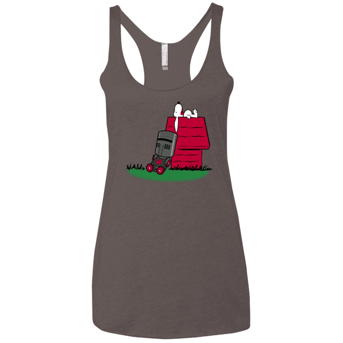 T-Shirts Macchiato / X-Small SNOOPYTHON Women's Triblend Racerback Tank