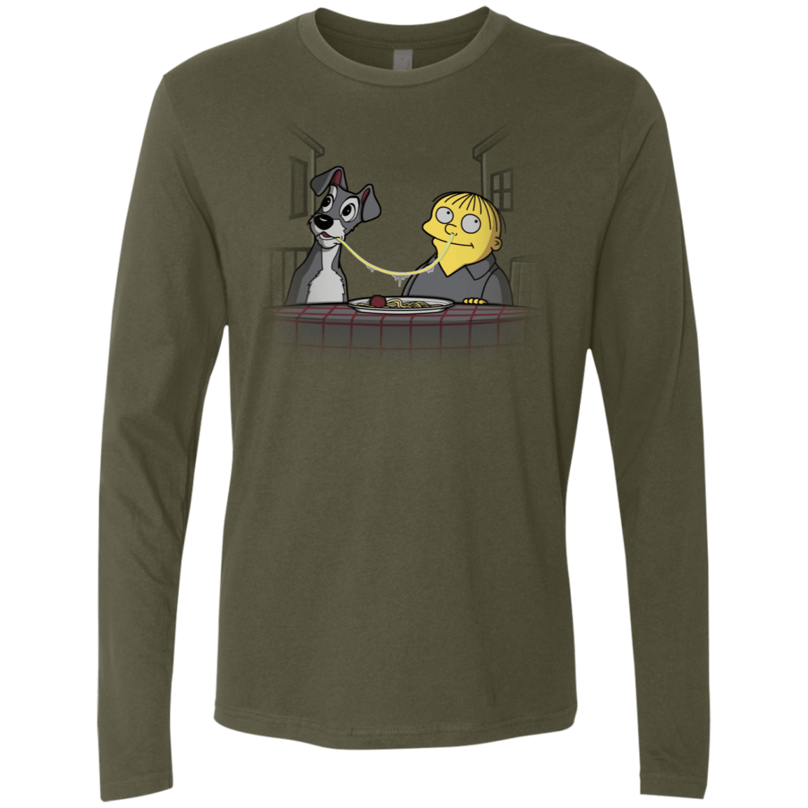 T-Shirts Military Green / S Snotghetti Men's Premium Long Sleeve