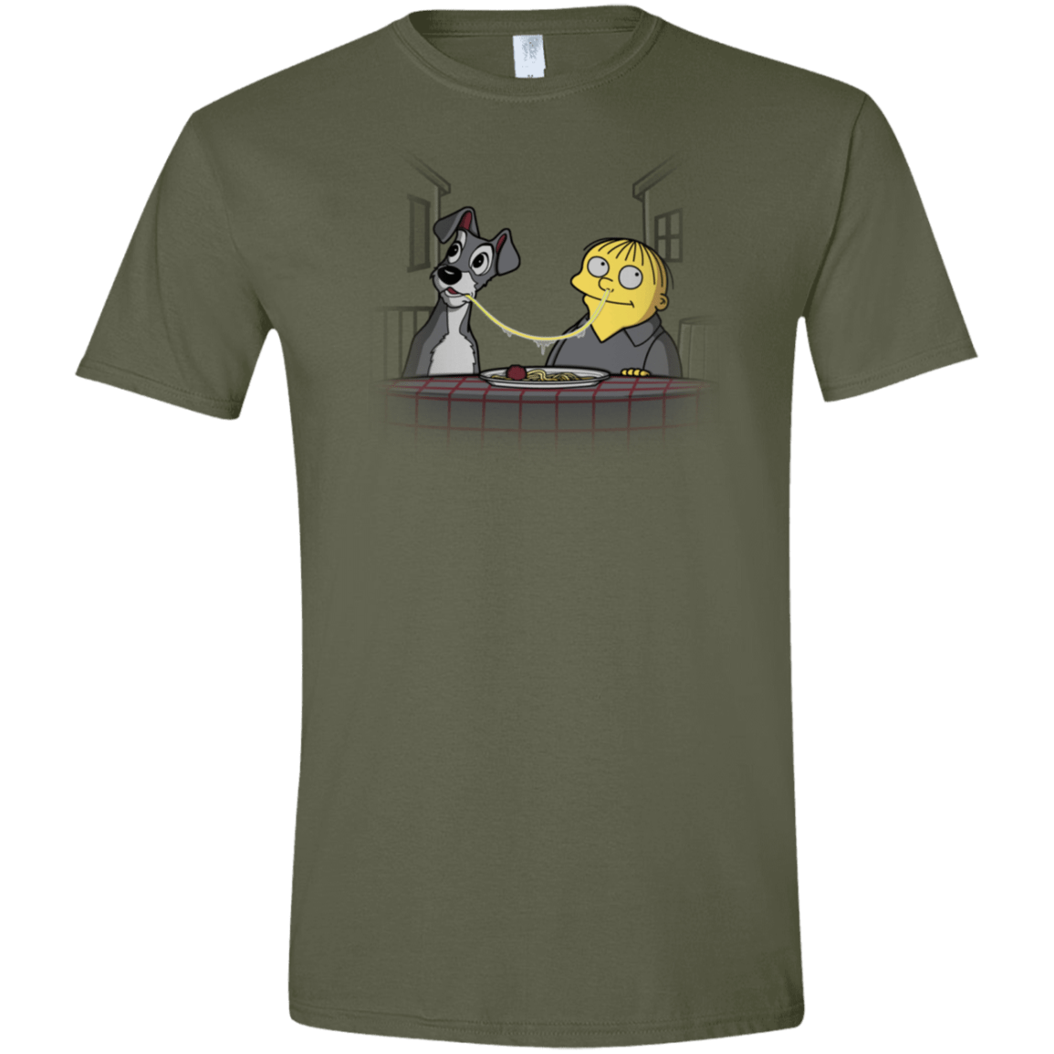 T-Shirts Military Green / S Snotghetti Men's Semi-Fitted Softstyle