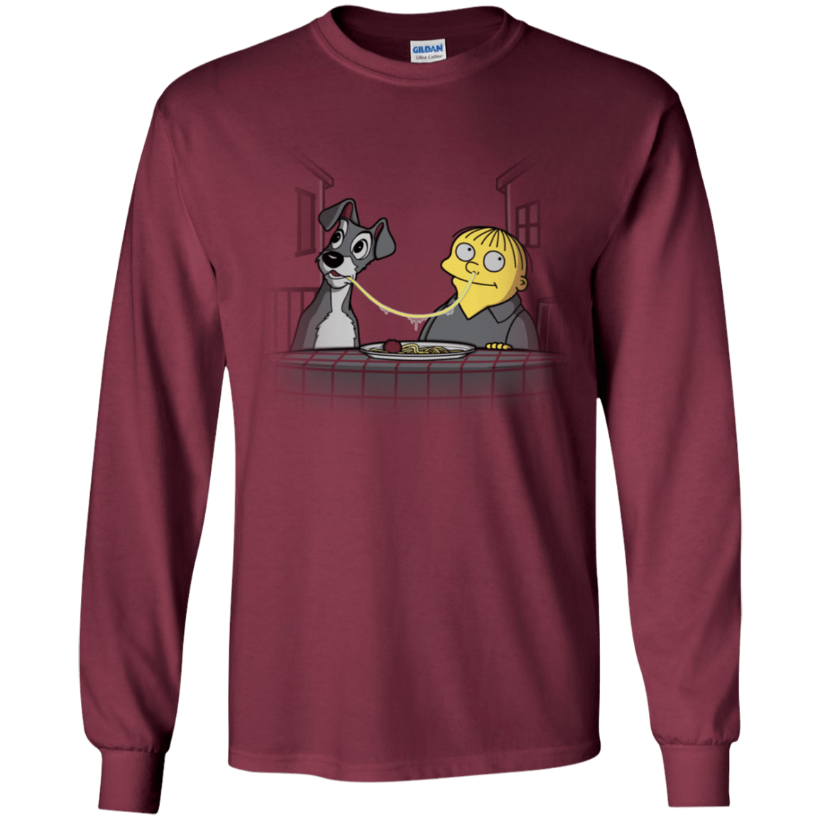 T-Shirts Maroon / YS Snotghetti Youth Long Sleeve T-Shirt