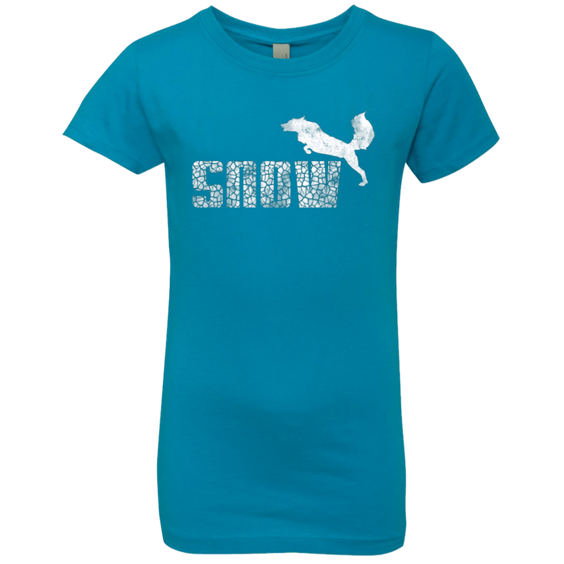 T-Shirts Turquoise / YXS Snow Girls Premium T-Shirt