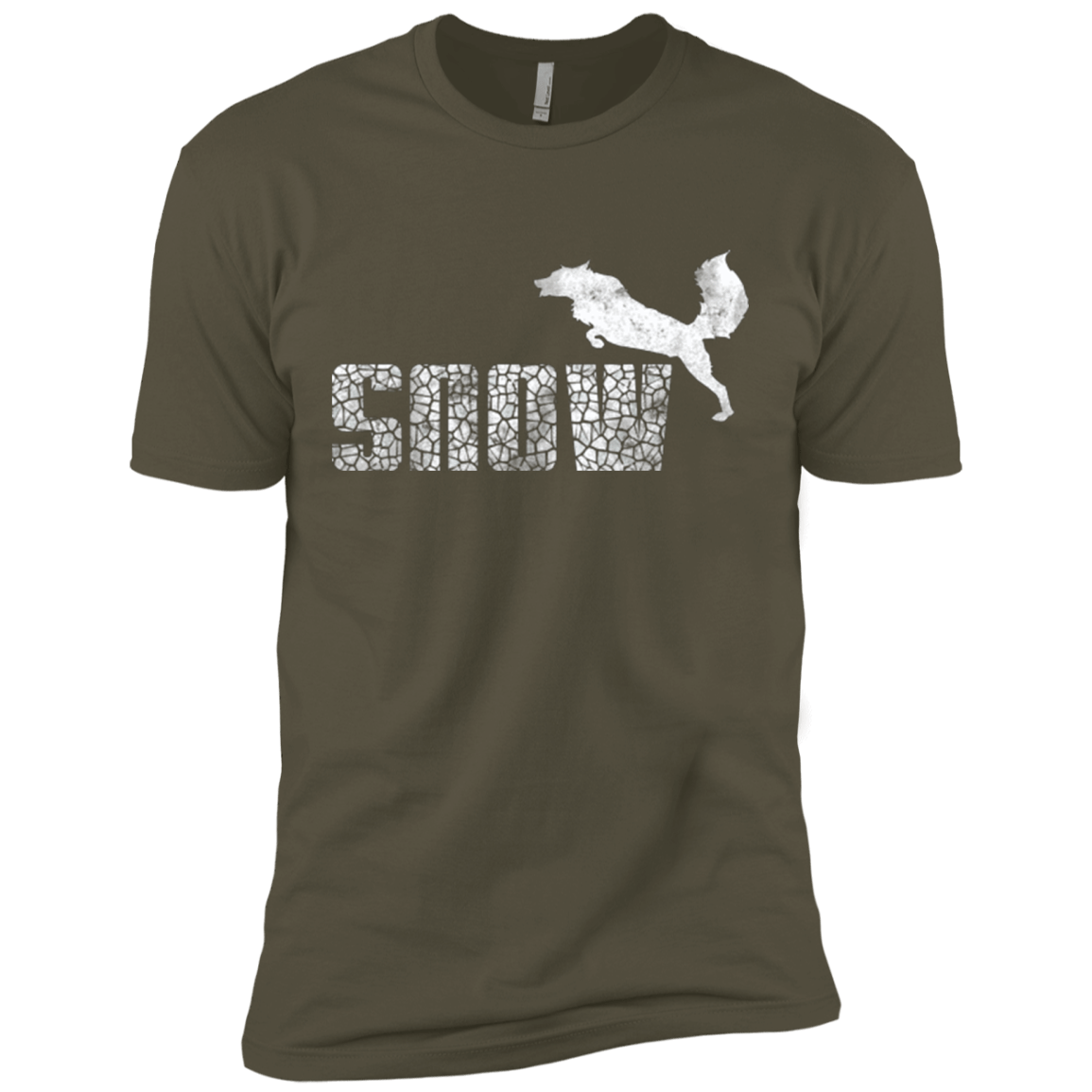 T-Shirts Military Green / X-Small Snow Men's Premium T-Shirt