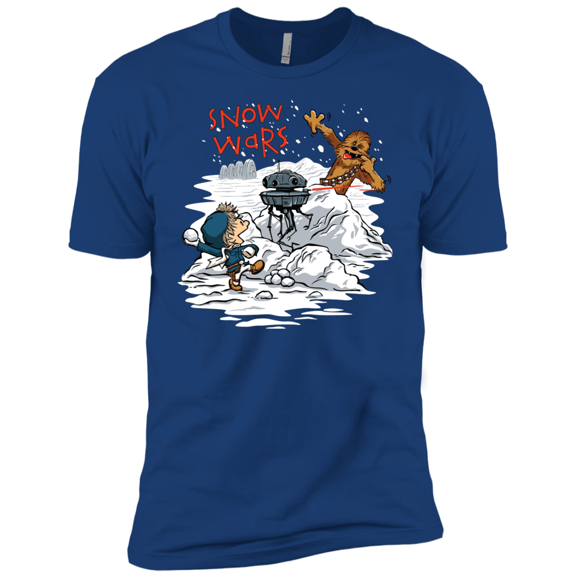 T-Shirts Royal / YXS Snow Wars Boys Premium T-Shirt