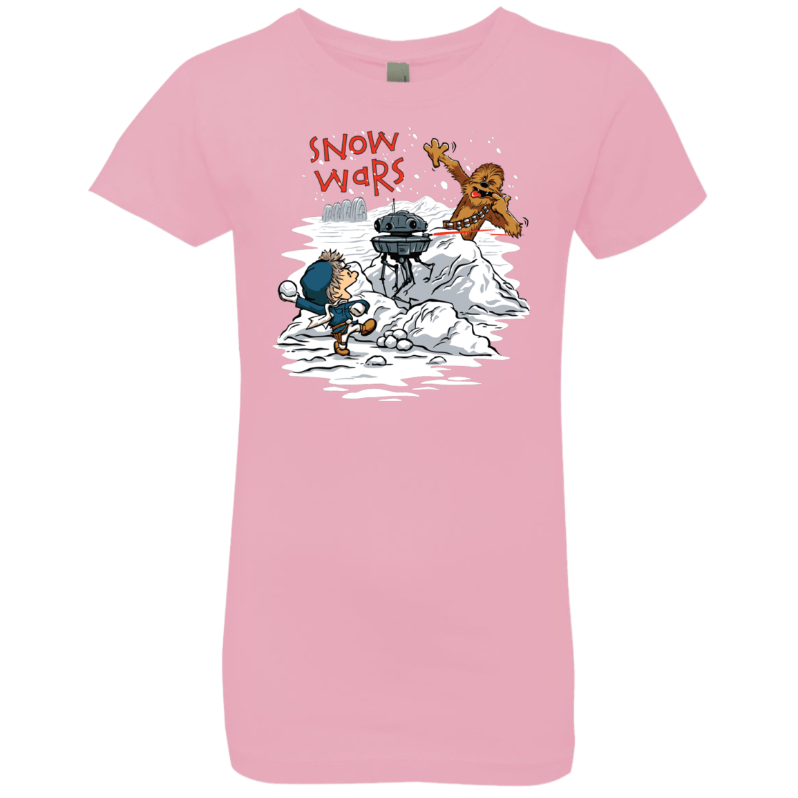 T-Shirts Light Pink / YXS Snow Wars Girls Premium T-Shirt