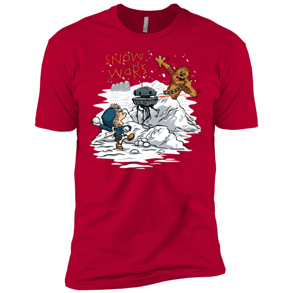T-Shirts Red / X-Small Snow Wars Men's Premium T-Shirt